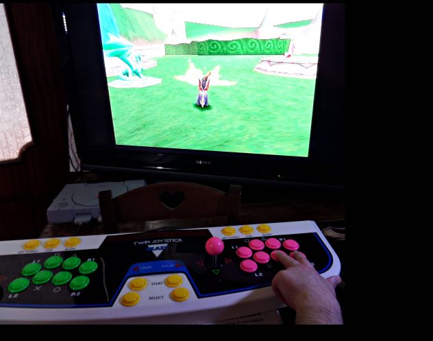 Joystick Arcade doppia postazione, anni 90 "Twin Blaze" Playstation - Foto 3