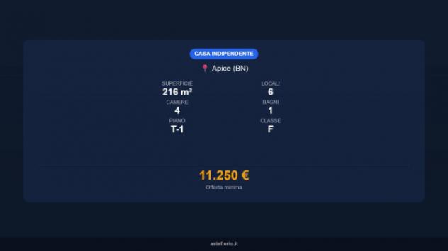Immobile in asta di 216 m² con più di 5 locali in vendita a Apice - Foto 16