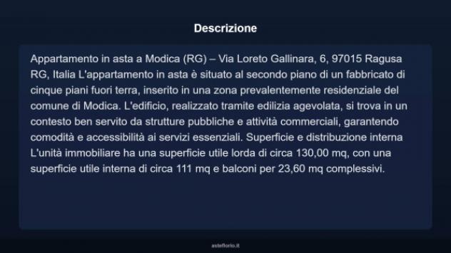 Immobile in asta di 130 m², box auto in vendita a Modica - Foto 4