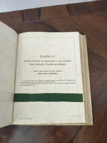 Codice internazionale dei segnali marittimi anno 1901 - Foto 2