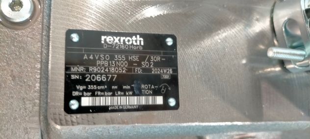 Pompa Rexroth A4VSO355HSE/30R-PPB13N00 - Foto 3