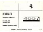 FERRARI 400i MANUALE OFFICINA RIPARAZIONE