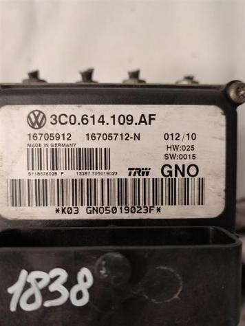 CENTRALINA ABS VOLKSWAGEN Passat Berlina 4° Serie 3C0614109AF diesel 1968 (0510) - Foto 2