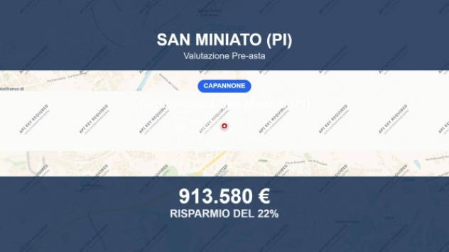 Immobile in asta di 3147 m² in vendita a San Miniato