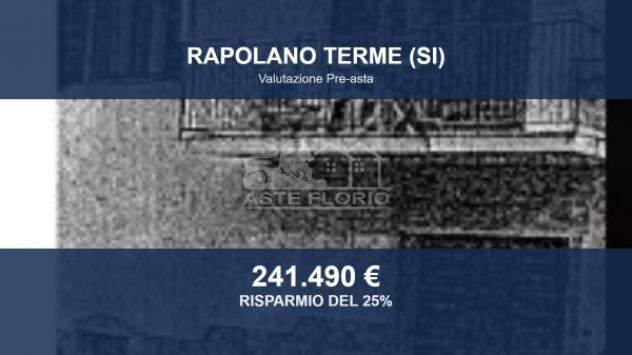 Immobile in asta di 287 m² con più di 5 locali e box auto in vendita a Rapolano Terme