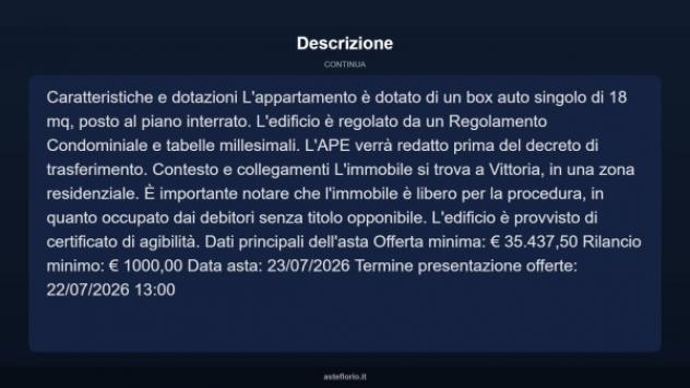 Immobile in asta di 117 m², box auto in vendita a Vittoria - Foto 10