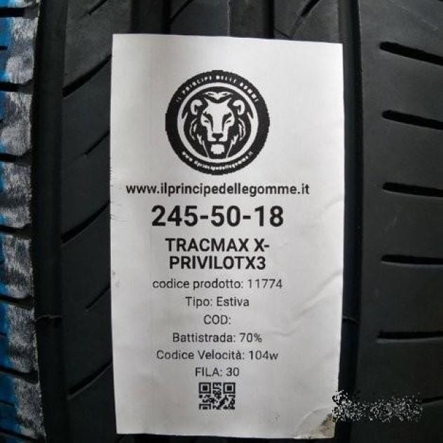 2 gomme 245 50 18 tracmax a11774 - Foto 2