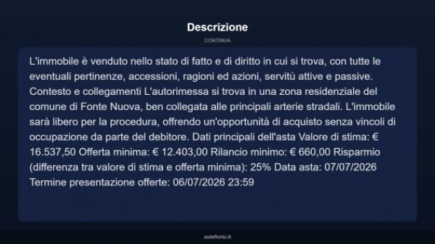 Immobile in asta di 93 m² in vendita a Fonte Nuova - Foto 5