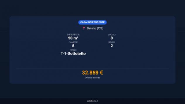 Immobile in asta di 90 m² con più di 5 locali in vendita a Belsito - Foto 16