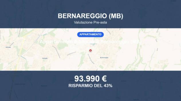 Immobile in asta di 103 m², box auto in vendita a Bernareggio