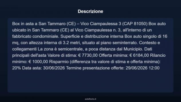 Immobile in asta di 16 m² in vendita a San Tammaro - Foto 4