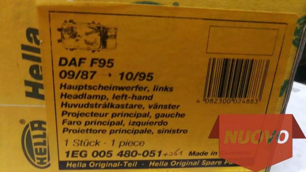 Faro Fanale Anteriore DAF 95 1213897 1213898 - Foto 6