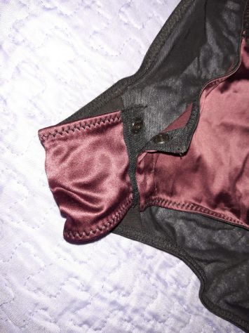 Baby Doll sexy rosso nero raso Tg S - NUOVO - Foto 4