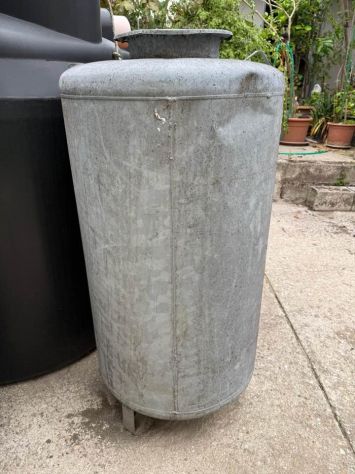 SERBATOIO ZINCATO 300 LITRI VERTICALE - Foto 5