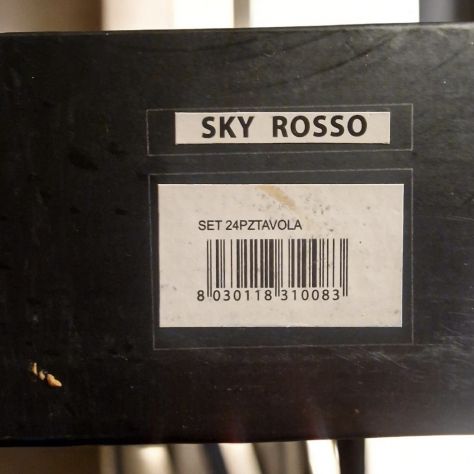Servizio Bitossi 24 posate rosse - Foto 3