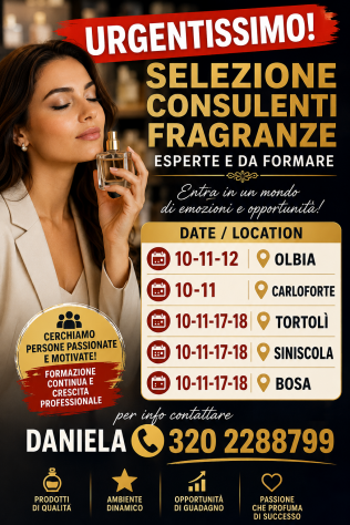 CONSULENTI FRAGRANZE SARDEGNA