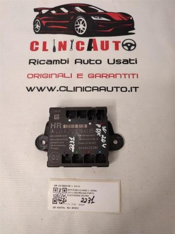CENTRALINA PORTA POSTERIORE DX MERCEDES Classe C S. Wagon W204 2° Serie A2128204185 (11)