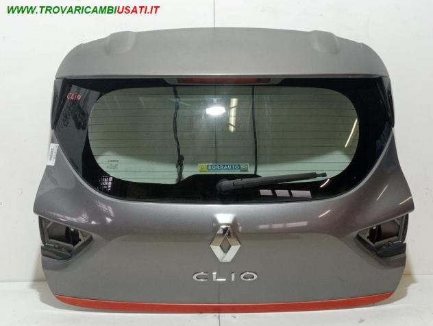 PORTELLO POST. CON SPOILER GRIGIO MET.  999-U1562116 Carrozzeria  Lamierati esterni  Portello  Portello post. RENAULT - CLIO IV 2012  2019