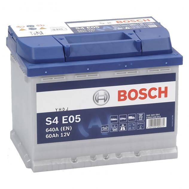 Batteria BOSCH S4 E05 12V 60Ah 640A B13 EFB Tecnologia Start Stop