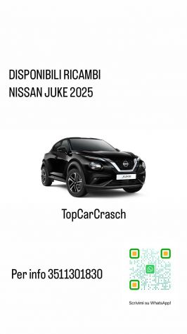 RICAMBI NISSA JUKE 2025