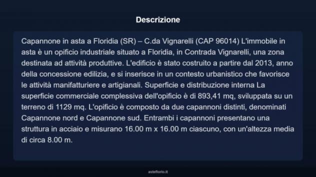 Immobile in asta di 893 m² in vendita a Floridia - Foto 9