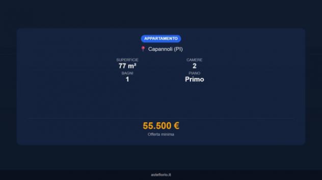 Immobile in asta di 77 m², box auto in vendita a Capannoli - Foto 14