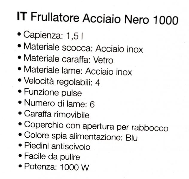 Frullatore Acciaio inossidabile - Foto 2