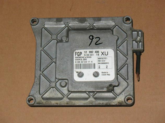 12992406 Ecu opel astra zafira 1.8 simtec75.1 12992406 5wk9395 - Foto 3
