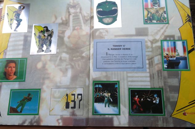 ALBUM POWER REANGERS DELLA MERLIN - MANCANO 49 FIGURINE - - Foto 3