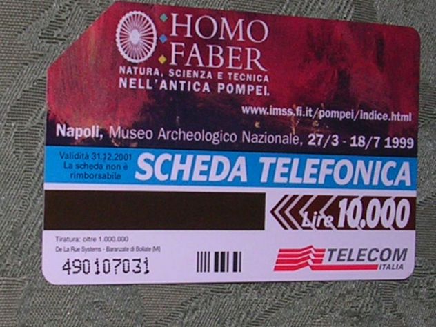 SCHEDA TELEFONICA ITALIA 20