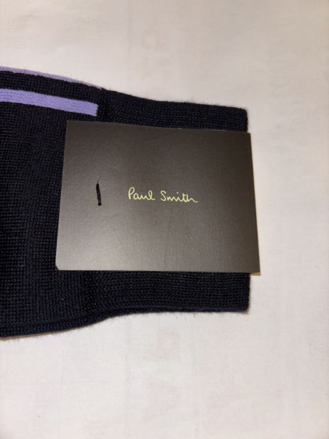CALZE NUOVE DA UOMO FIRMATE ORIGINALI PAUL SMITH,MADE IN ITALY,IN COTONE - Foto 3