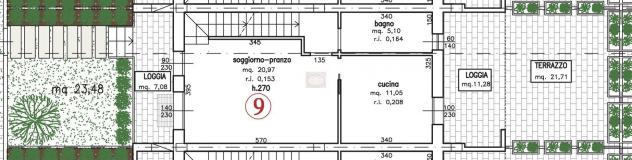 CASE FINALI (VSC496a9): villetta a schiera centrale, NUOVA
