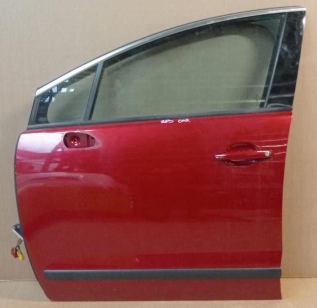 PORTA ANT.S. ROSSO MET CON ALZ E SERR.  Carrozzeria  Lamierati esterni  Porte  Porta ant. sx. PEUGEOT - 3008 - 01-02-2014 - 01-08-2016, PEUGEOT - 3008