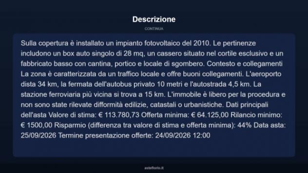 Immobile in asta di 327 m² con più di 5 locali e box auto in vendita a San Nazzaro Sesia - Foto 17