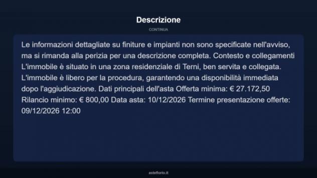 Immobile in asta di 80 m² in vendita a Terni - Foto 4