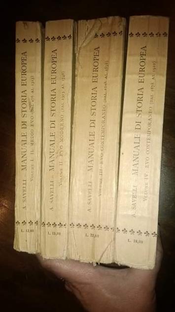 Savelli , Manuale di storia europea