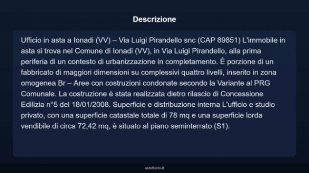 Immobile in asta di 78 m² in vendita a Jonadi - Foto 4