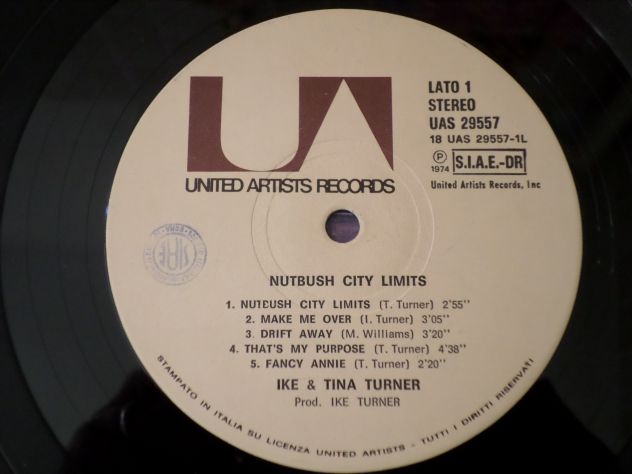 IKE &amp; TINA TURNER - Nutbush City Limits - LP / 33 giri 1973 United Artists Italy - Foto 3