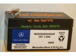Batteria sussidiaria Mercedes ML codice N000000004039
