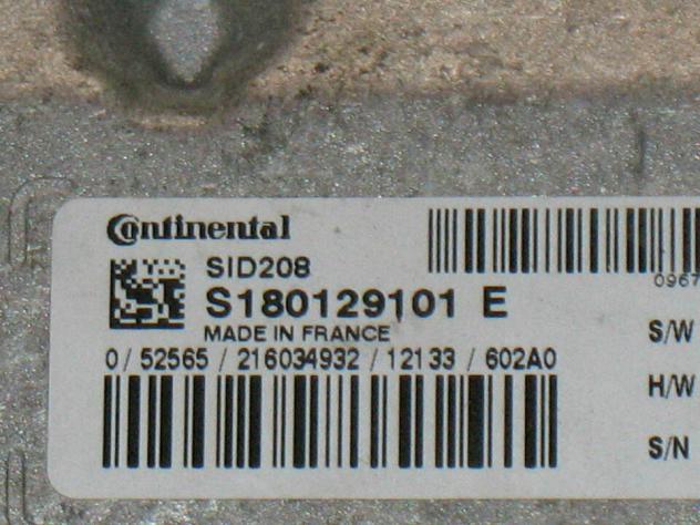 S180129101E ECU DUCATO JUMPER BOXER 2.2 SID208 S180129101E 9679061680 - Foto 3