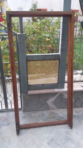 Finestra in legno con persiana e telaio 156x79,5 - Foto 3