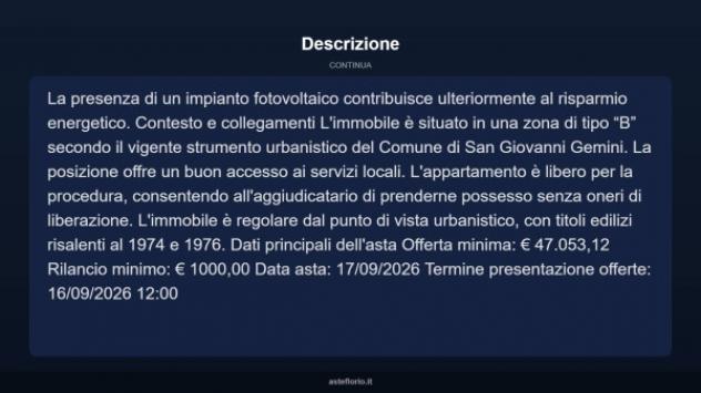 Immobile in asta di 135 m² con più di 5 locali in vendita a San Giovanni Gemini - Foto 18