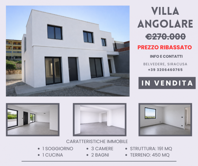 Villa Angolare, Siracusa, Belvedere