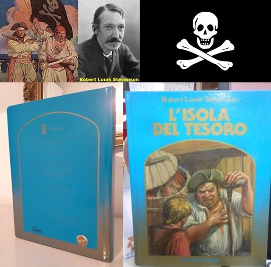 L'ISOLA DEL TESORO, Robert Louis Stevenson, A. Mondadori 1981.