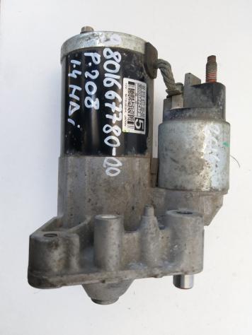 MOTORINO D' AVVIAMENTO PEUGEOT 208 Serie 9801667780 diesel 1.4 (1219)