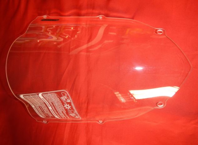 Cupolino Fabbri trasparente doppia bolla Kawasaki ZX10R e Z750S 2004 2005 - Foto 3