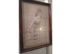 QUADRO CON CORNICE DI ANTIQUARIATO FIRMATO