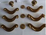 MANIGLIE OTTONE LUCIDO
