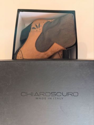 Stivaletti Donna Chiaroscuro - numero 38, in pelle. - Foto 6