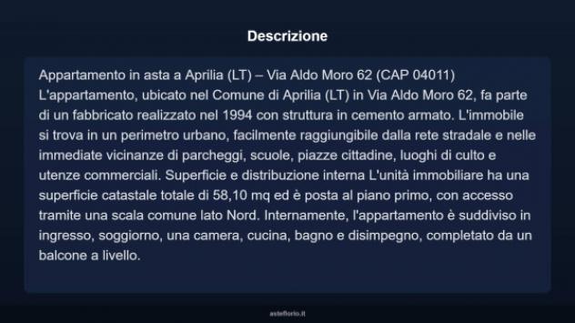 Immobile in asta di 58 m² in vendita a Aprilia - Foto 3